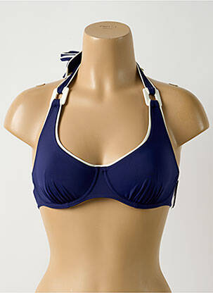 Haut de maillot de bain stretch haut soutien-gorge nageur bleu AUBADE femme