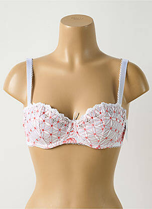 Soutien-gorge broderie haut soutien-gorge emboitant blanc AUBADE femme