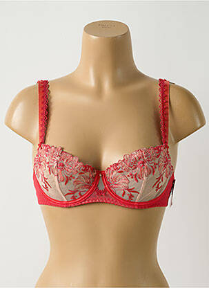 Soutien-gorge légère et transparente haut soutien-gorge emboitant rouge AUBADE femme