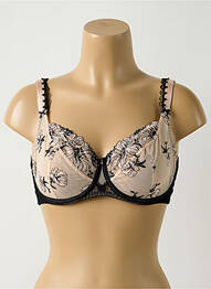 Soutien-gorge légère et transparente haut soutien-gorge emboitant beige AUBADE femme