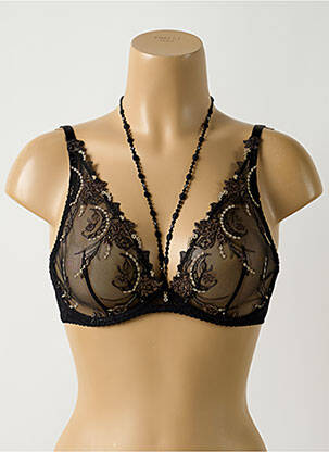 Soutien-gorge légère et transparente haut soutien-gorge emboitant noir AUBADE femme