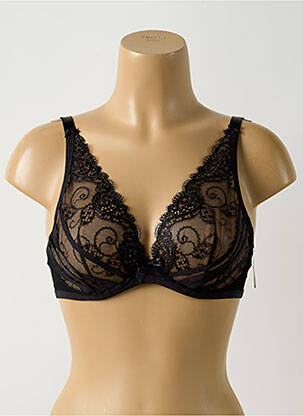 Soutien-gorge légère et transparente haut soutien-gorge emboitant noir AUBADE femme