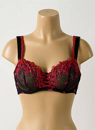Soutien-gorge broderie haut soutien-gorge emboitant noir AUBADE femme