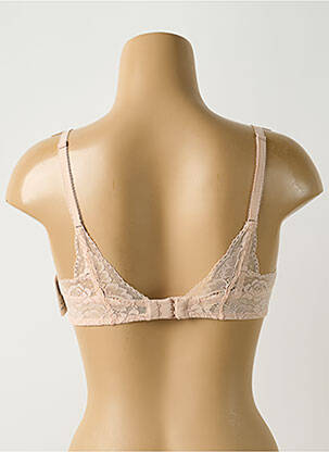 Soutien-gorge effet matière satinée haut soutien-gorge emboitant beige AUBADE femme