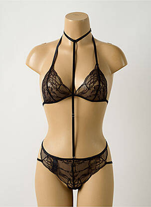 Ensemble lingerie noir IMPLICITE pour femme