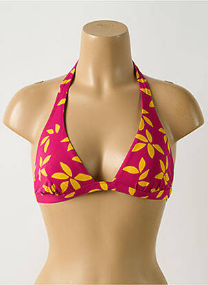 Haut de maillot de bain stretch haut soutien-gorge emboitant rose AUBADE femme