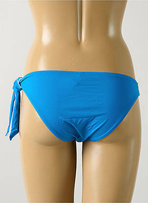 Bas de maillot de bain effet matière satinée culotte bleu AUBADE femme