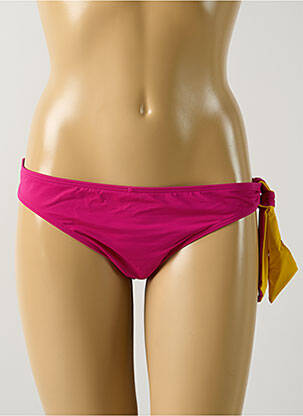 Bas de maillot de bain réversible culotte rose AUBADE femme