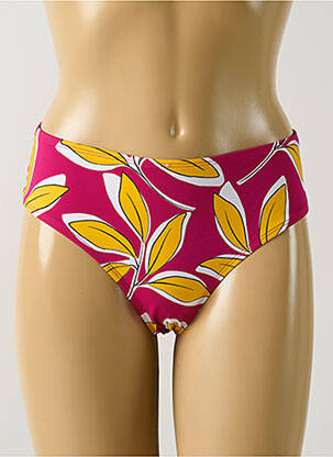 Bas de maillot de bain imprimé tie and dye culotte rose AUBADE femme