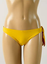 Bas de maillot de bain réversible culotte jaune AUBADE femme