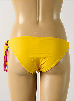 Bas de maillot de bain réversible culotte jaune AUBADE femme