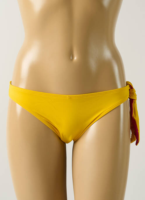 Bas de maillot de bain réversible culotte jaune AUBADE femme