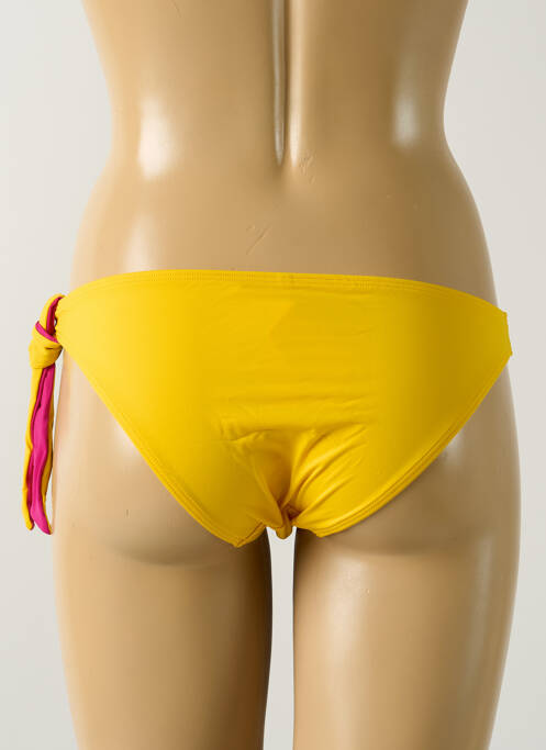 Bas de maillot de bain réversible culotte jaune AUBADE femme
