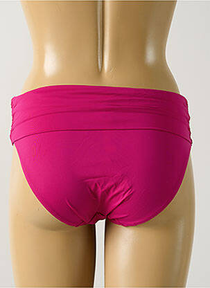 Bas de maillot de bain effet matière satinée culotte rose AUBADE femme