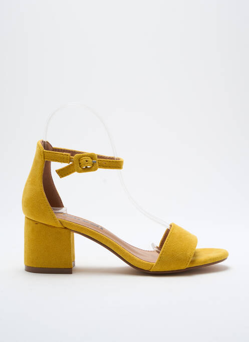 Sandales/Nu pieds jaune REFRESH pour femme