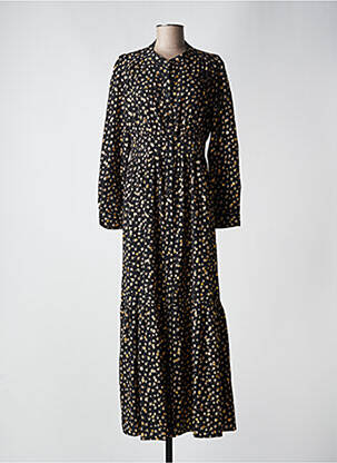 Robe longue manches longues manches longues noir MOLLY BRACKEN femme
