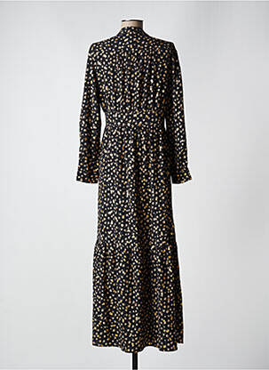 Robe longue manches longues manches longues noir MOLLY BRACKEN femme