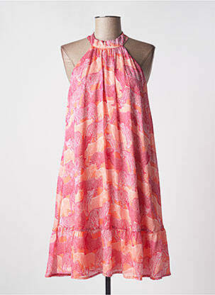 Robe courte sans manche sans manche rose MOLLY BRACKEN femme