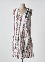 Robe mi-longue sans manche sans manche blanc ANONYME DESIGNERS femme