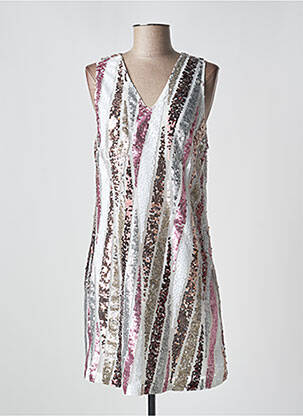 Robe mi-longue sans manche sans manche blanc ANONYME DESIGNERS femme