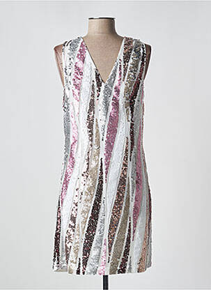 Robe mi-longue sans manche sans manche blanc ANONYME DESIGNERS femme