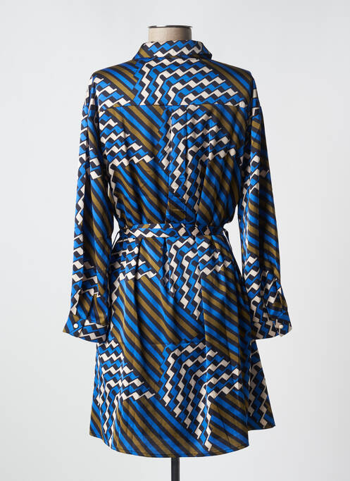 Robe courte bleu FREEMAN T.PORTER pour femme