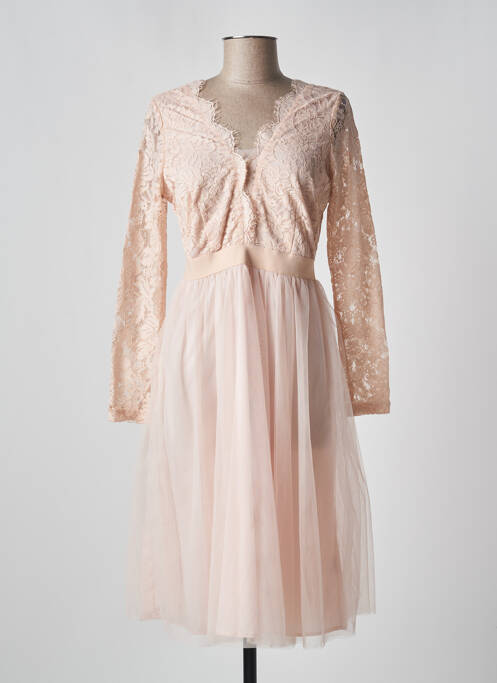 Robe mi-longue rose AMY&CLO pour femme