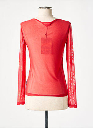 Top stretch manches longues rouge LOLA ESPELETA femme