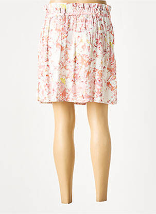 Jupe courte taille normale rose CALIE femme
