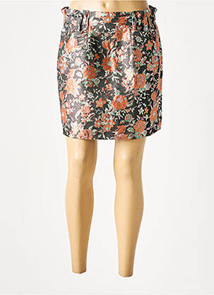 Jupe courte taille élastique noir MOLLY BRACKEN femme