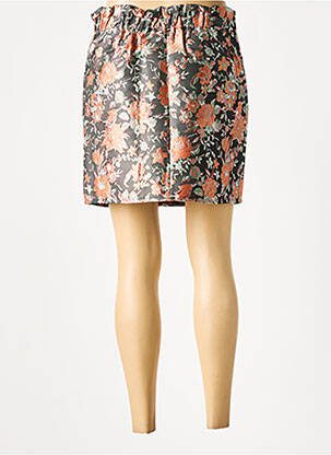 Jupe courte taille élastique noir MOLLY BRACKEN femme