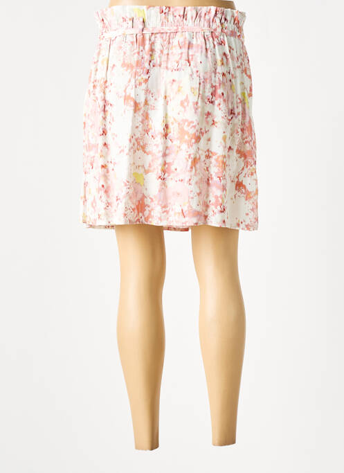 Jupe courte rose CALIE pour femme