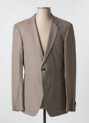 Blazer coupe cintrée marron TOMMY HILFIGER homme