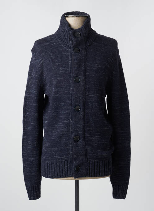 Gilet manches longues bleu HUGO BOSS pour homme