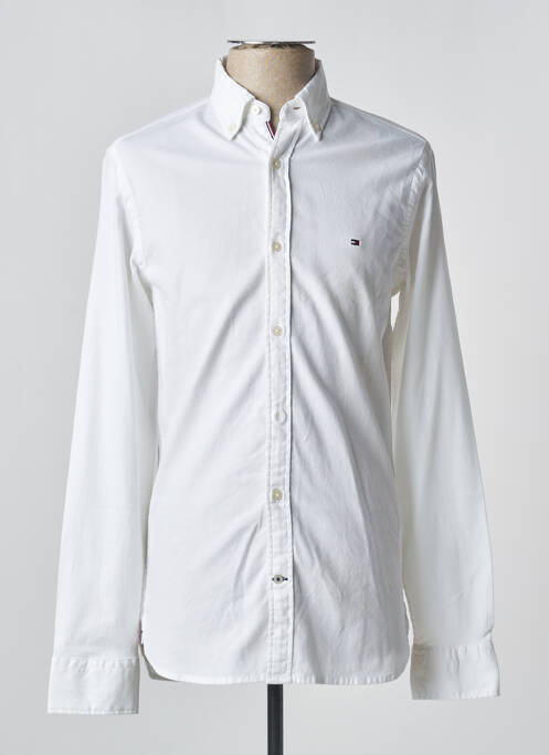 Chemise manches longues blanc TOMMY HILFIGER pour homme