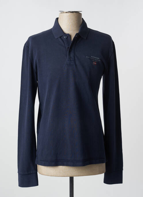 Polo bleu NAPAPIJRI pour homme