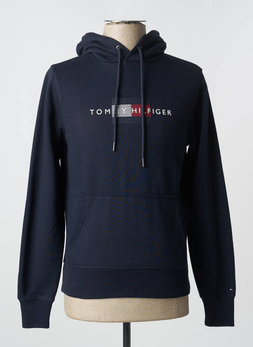 Sweat-shirt à capuche bleu TOMMY HILFIGER pour homme