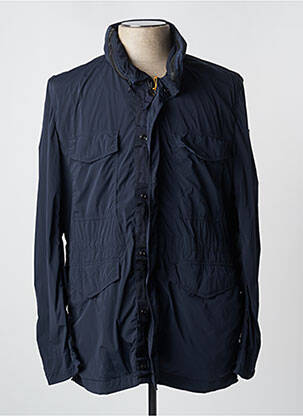 Imperméable finition intérieure doublée a capuche bleu HUGO BOSS homme