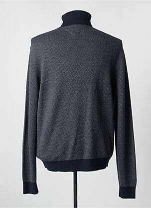 Pull col roulé manches longues manches longues bleu TOMMY HILFIGER homme