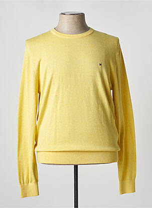 Pull jaune TOMMY HILFIGER pour homme