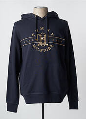 Sweat-shirt à capuche bleu TOMMY HILFIGER pour homme seconde vue