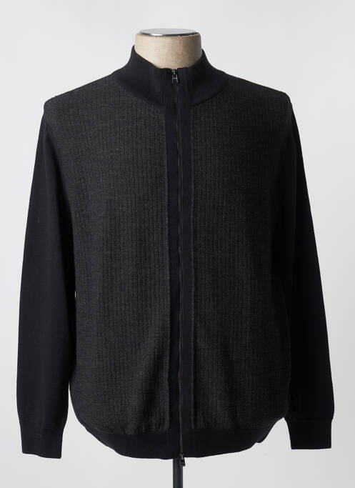 Gilet manches longues noir HUGO BOSS pour homme