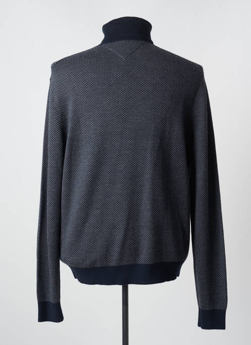 Pull col roulé bleu TOMMY HILFIGER pour homme