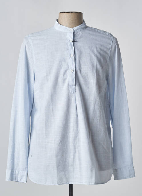 Chemise manches longues bleu EDEN PARK pour homme