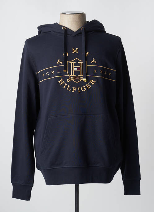 Sweat-shirt à capuche bleu TOMMY HILFIGER pour homme