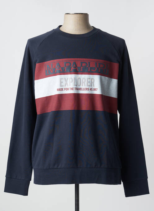 Sweat-shirt bleu NAPAPIJRI pour homme