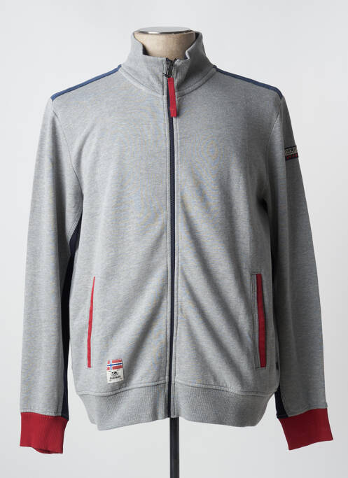 Veste casual gris NAPAPIJRI pour homme