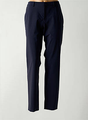 Pantalon chino tissage popeline taille normale bleu TOMMY HILFIGER femme