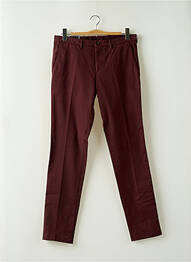 Pantalon chino tissage popeline taille normale violet TOMMY HILFIGER homme