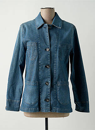Veste casual coupe droite bleu EDEN PARK femme